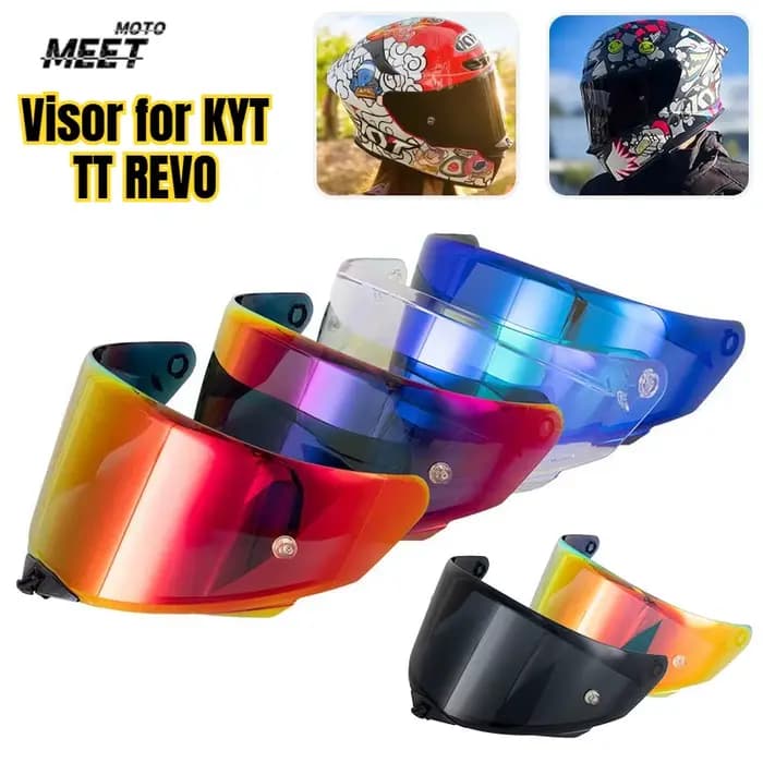 Visière de casque pour moto KYT TT REVO