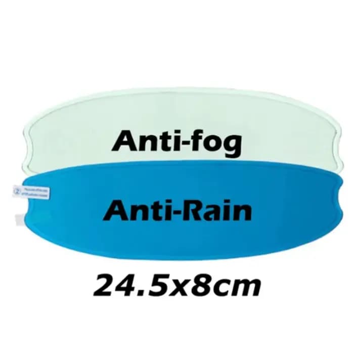 Film transparent Anti-pluie/Anti-buée pour casque de Moto