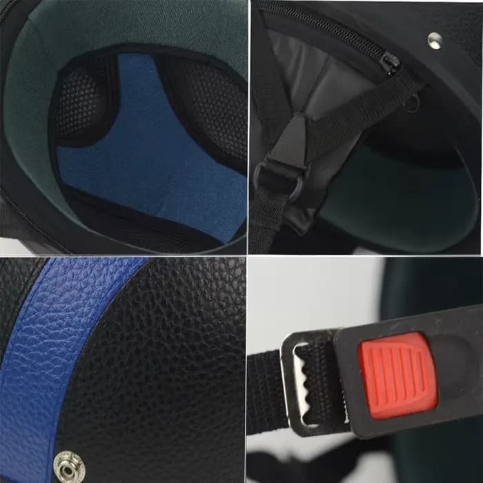 Casque de Moto Rétro pour Adulte