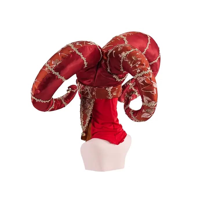 Chapeau de Clown du Barrage de Venise, Grand Chapeau Jacquard Fait à la Main, Accessoires d'Halloween