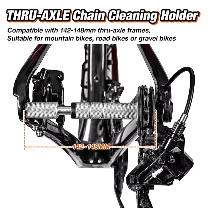 Support de Nettoyage de Chaîne de Vélo LEBYCLE pour VTT