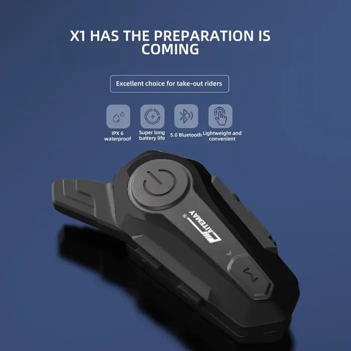 Oreillette Bluetooth X1 Plus pour Moto