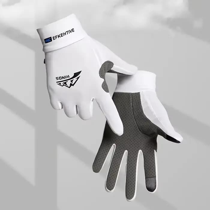Gants de cyclisme légers et respirants en soie glacée