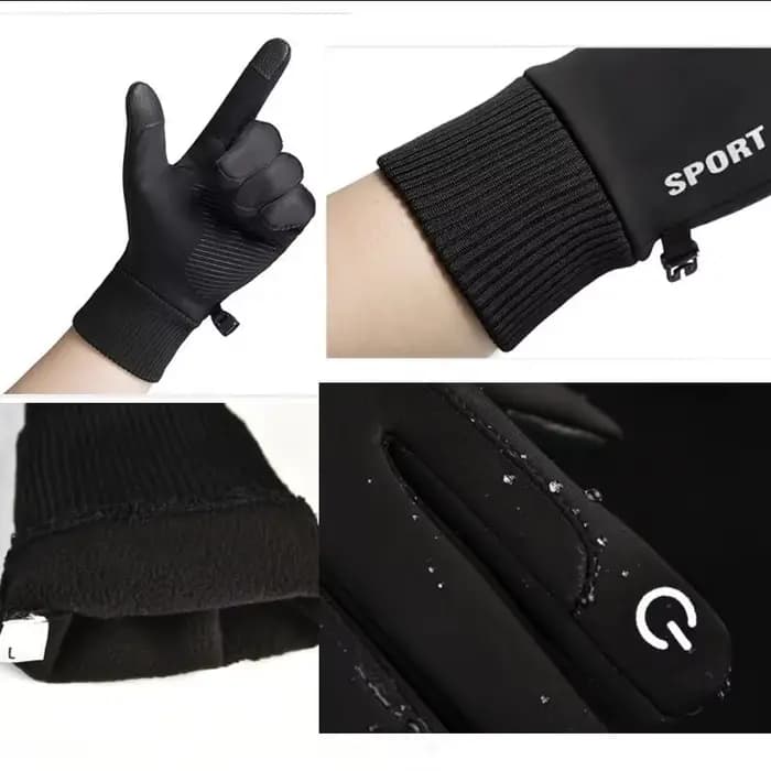 Hiver Ski Gants Chauds pour Hommes En Plein Air Cyclisme Étanche