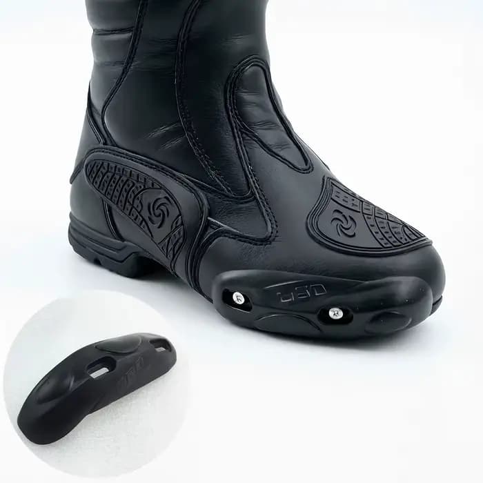 Glissières latérales pour bottes de moto longues/moyennes/courtes