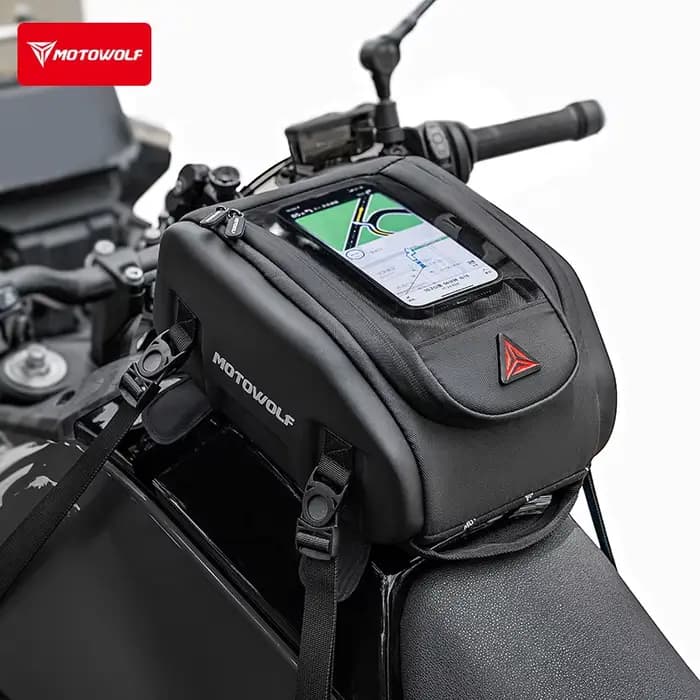 Sac de réservoir de moto magnétique antidérapant