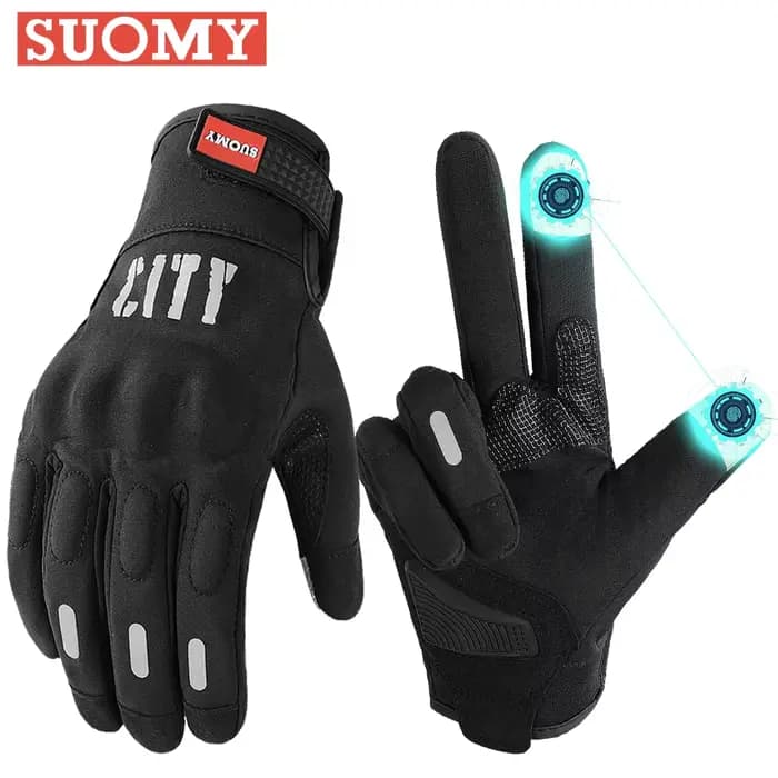 Gants de moto d'équitation de ville pour hommes et femmes