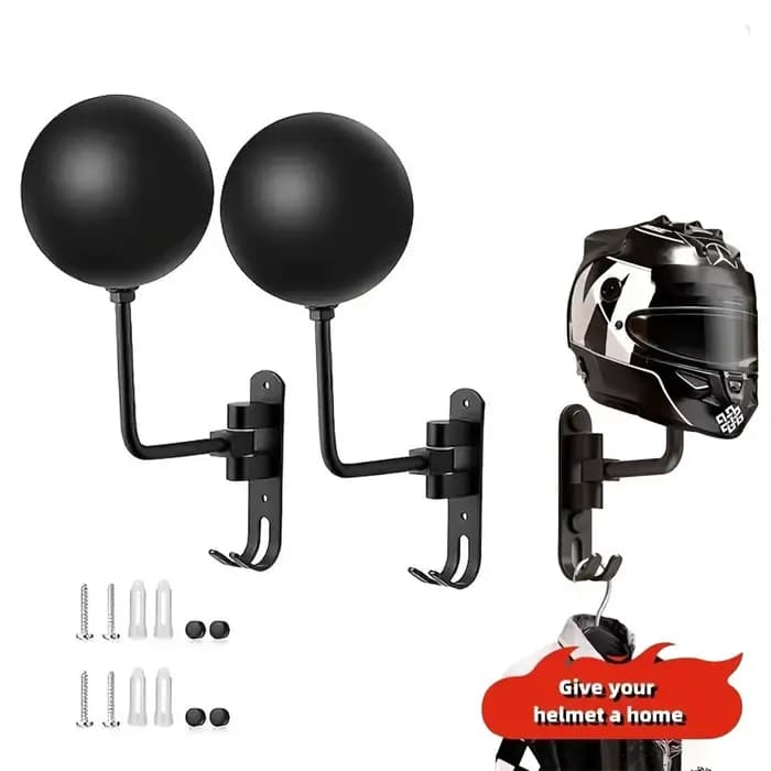 Support mural pour casque de moto