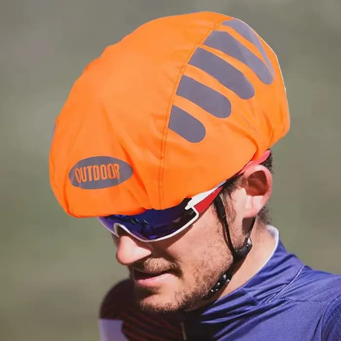 Housse de protection contre la pluie pour casque de vélo