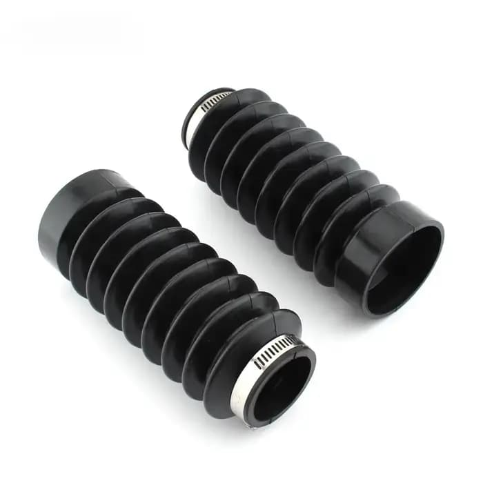 Paire de couvercles de fourche avant de moto