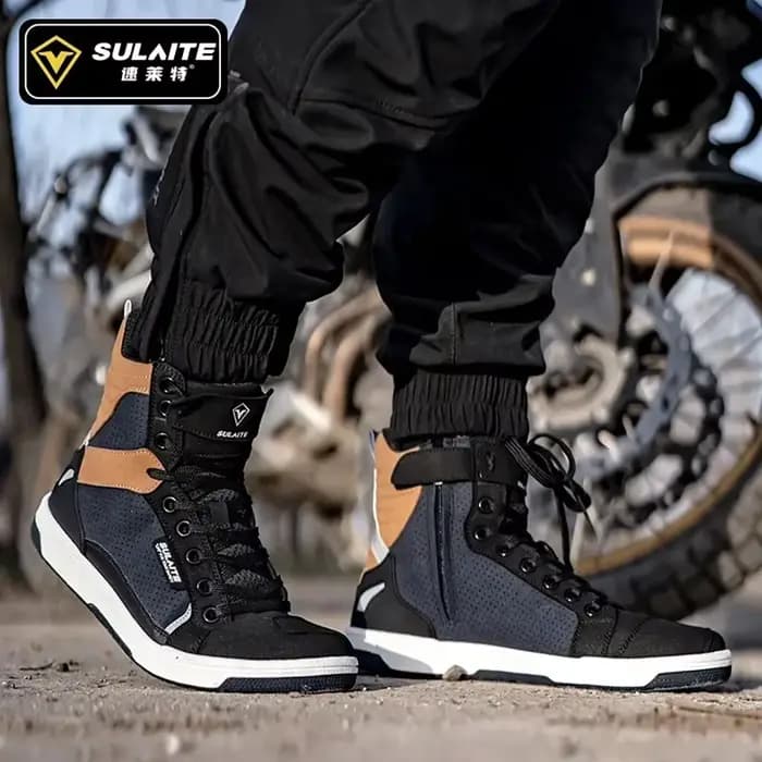 Bottes de moto décontractées pour hommes