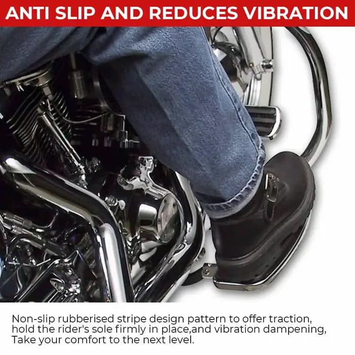 Repose-pieds noirs réglables pour Harley Softail Low Rider ST FXLRST 2022 – 2024