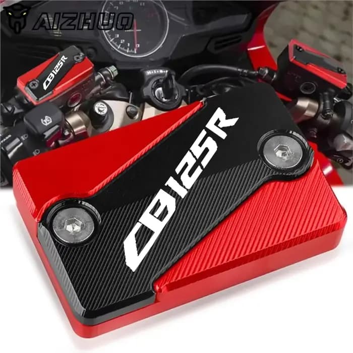 Couvercle de réservoir de liquide de cylindre d'embrayage de frein avant de moto en aluminium CB 125 R pour HONDA