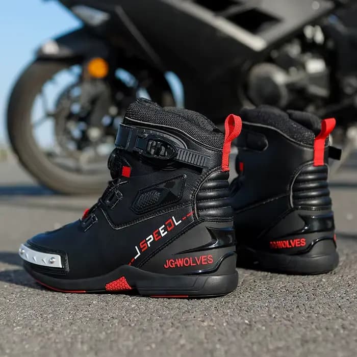 Bottes de moto quatre saisons pour hommes