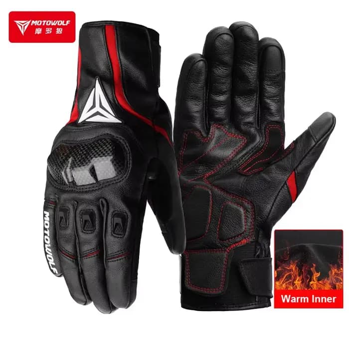 Gants de moto d'hiver hommes