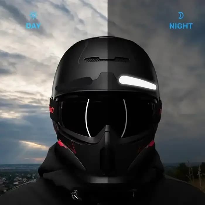 Autocollants réfléchissants pour casques