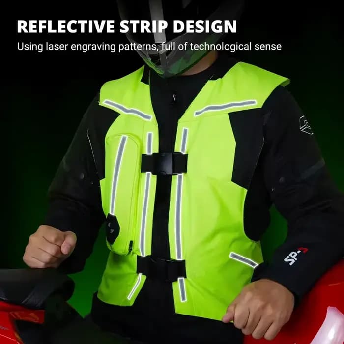 Vêtements de moto avec airbag