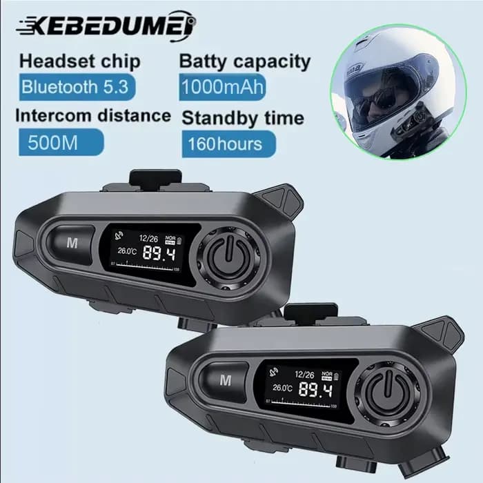 Casque de moto avec interphone Bluetooth