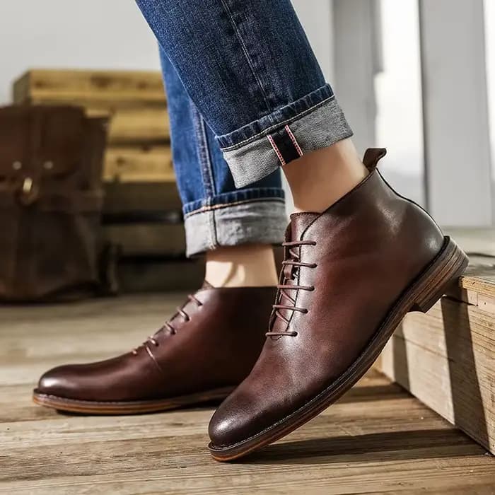 Bottines rétro pour hommes