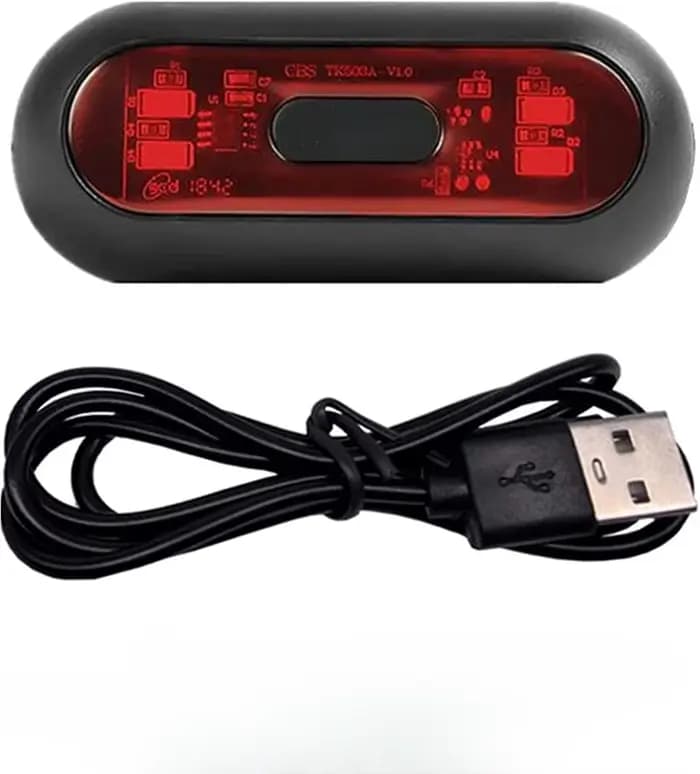 Lumière LED pour casque de vélo et moto