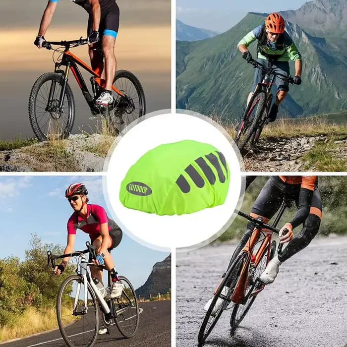 Housse de protection contre la pluie pour casque de vélo