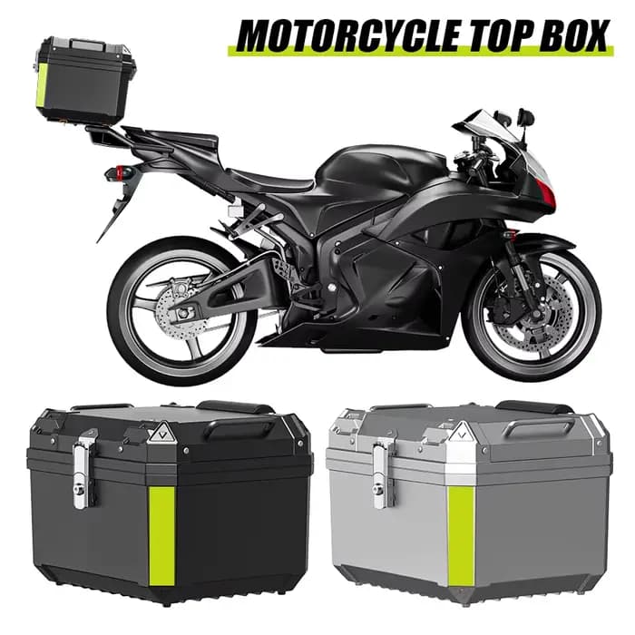Boîte arrière de moto 45l