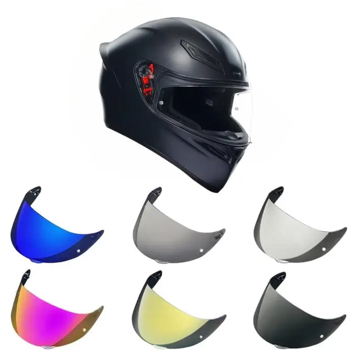 Pour AGV K5 K5S K5-S K3SV K1 K1S Compact ST Casque de Moto visière lentille bouclier lunettes plein visage broche