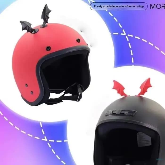 Accessoire de décoration pour casque de moto
