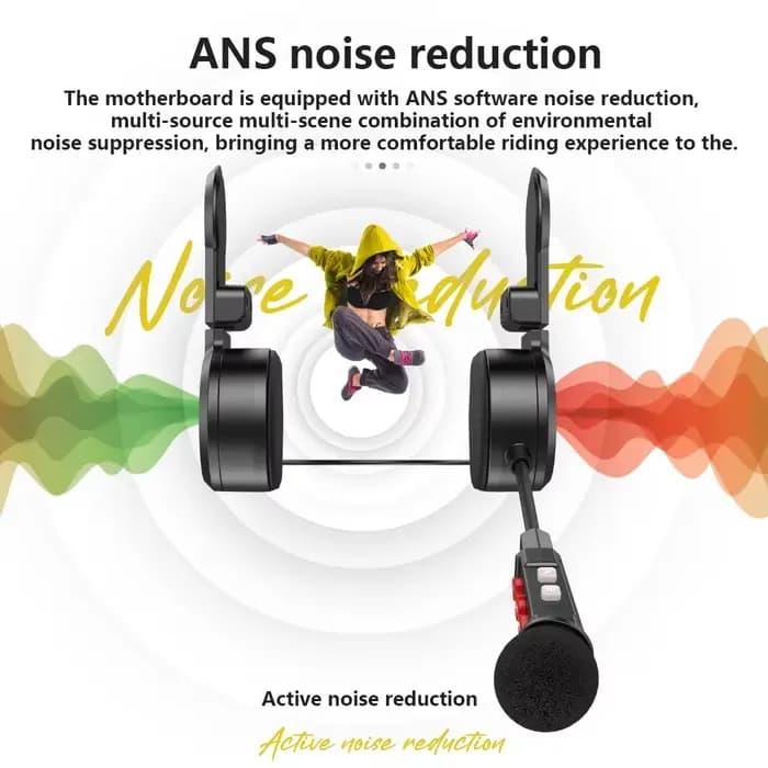 Kebidumei – casque de moto avec support à clip