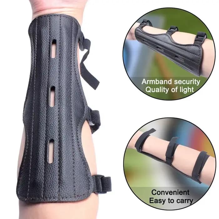Protège-bras réglable pour le tir à l'arc, protection du bras pour la chasse à l'arc, entraînement au tir, accessoire de sécurité, équipement de tir à l'arc