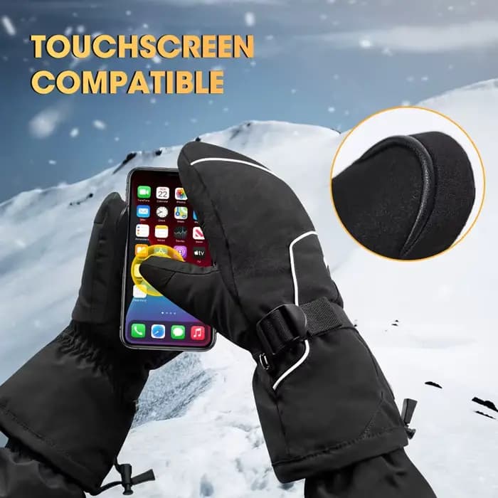 SNOW DEER-Gants thermiques imperméables pour hommes et femmes