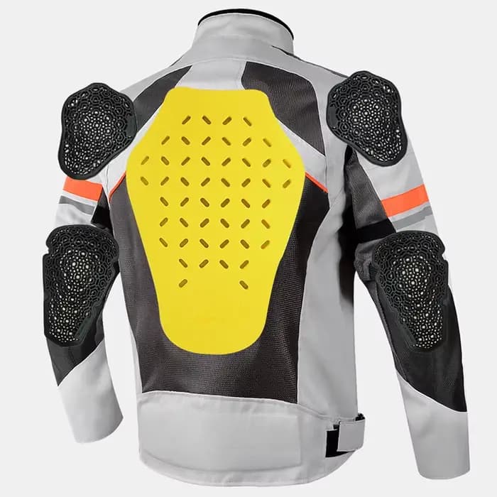Veste de moto en maille respirante unisexe