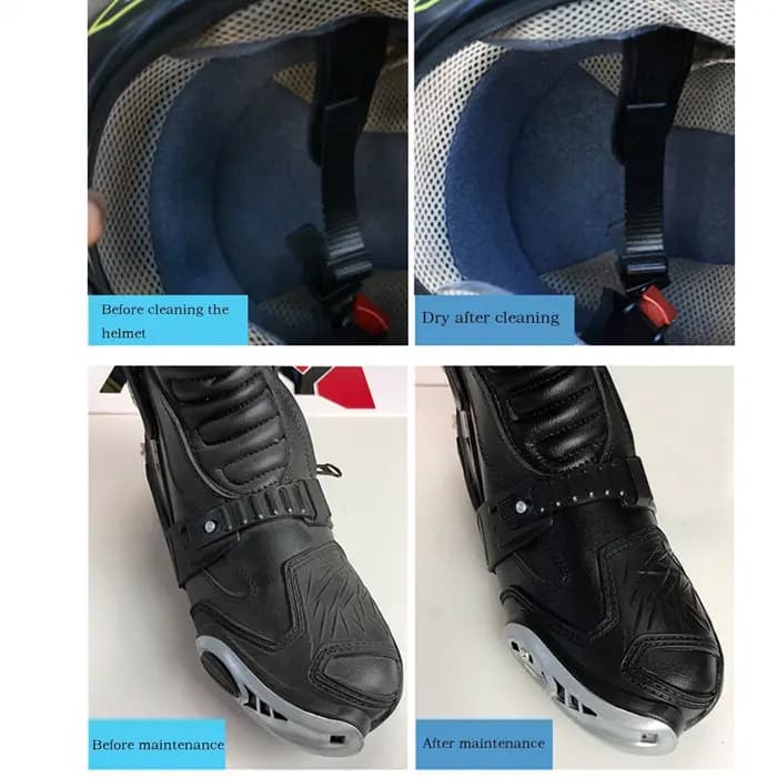 Nettoyeur de visière de casque