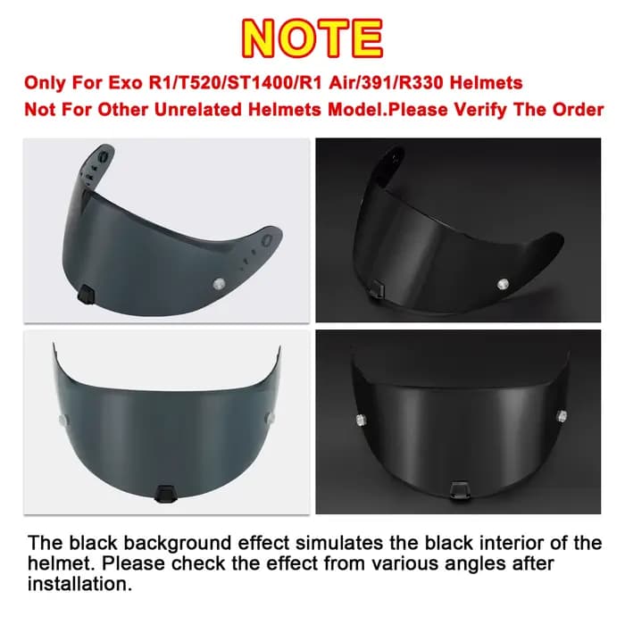 Visière de casque de moto pour EXO 520 1400 R1