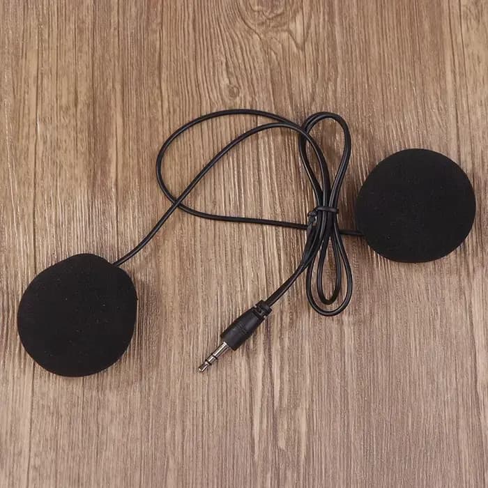 Microphone à fil souple et haut-parleur 3.5mm pour casque de moto Cardo Freecom/Spirit