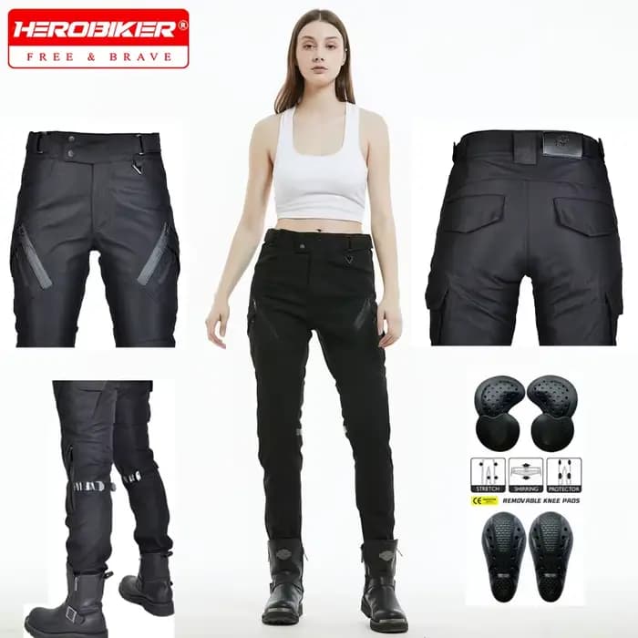 Pantalon de moto imperméable et respirant pour femmes