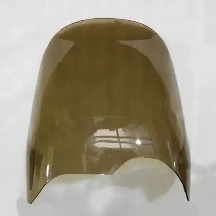 Déflecteur de vent noir clair pour moto