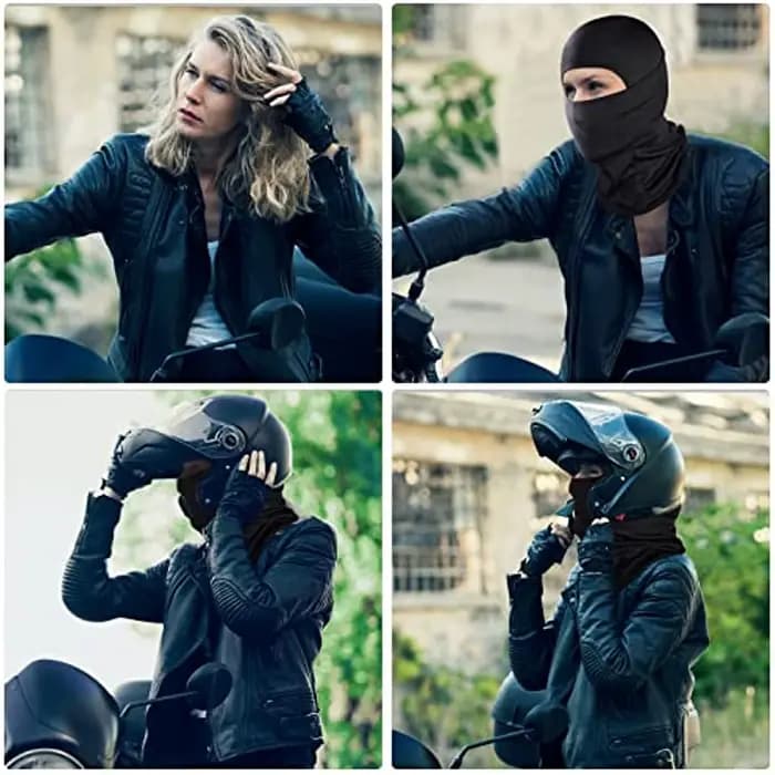 Cagoule masque facial