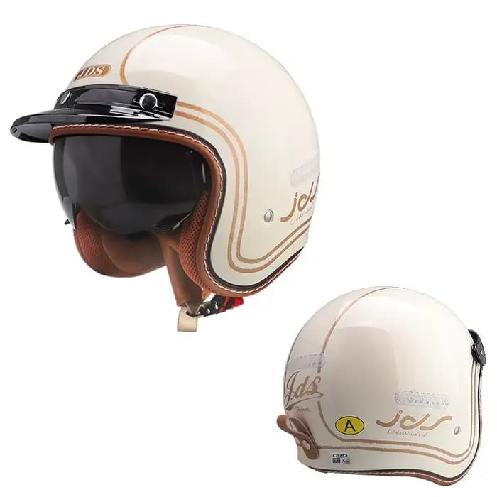 Casques de moto à visage ouvert 3/4