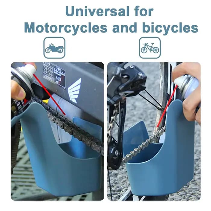 Outil de stockage d'huile pour chaîne de moto