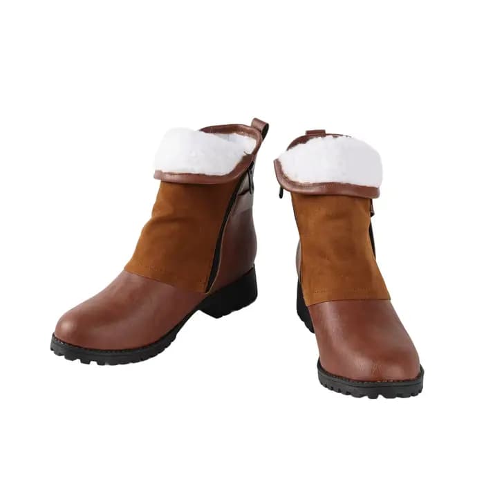 Bottines courtes de moto rétro pour femmes
