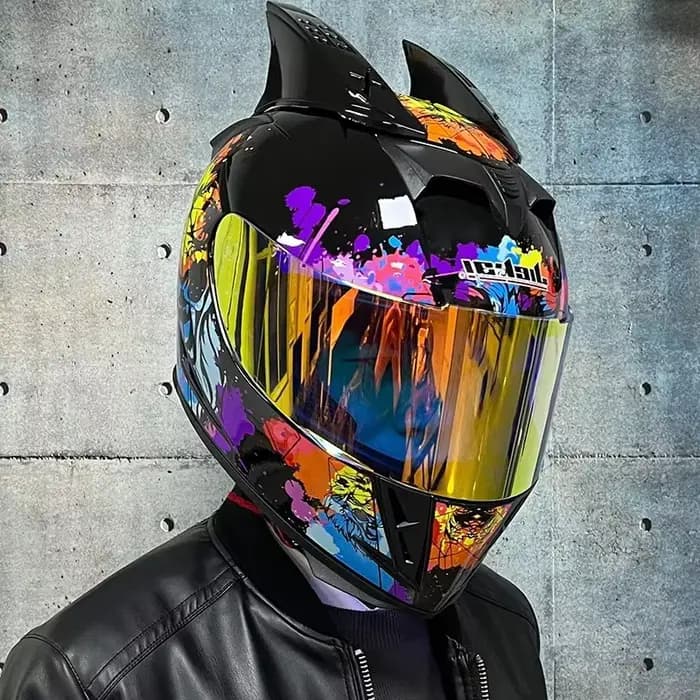 Casque intégral moto