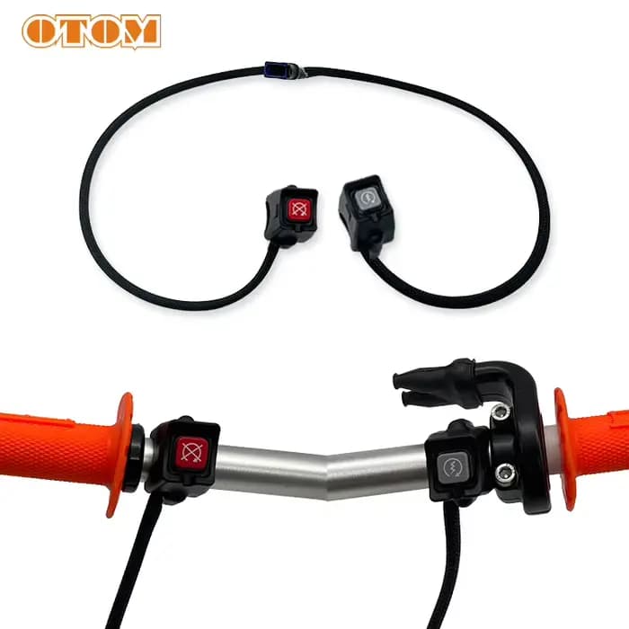 Commutateur combiné de moto 2023-2024 pour KTM SX SXF XC XCF XCW HUSQVARNA FE FE FX TX TC GASGAS EC ECF EWF – Bouton de démarrage et d'arrêt