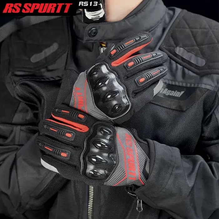 Gants de course moto RS13 à écran tactile