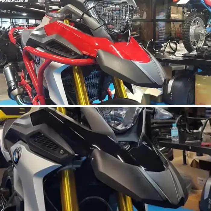 Ailes de carénage de bec de garde-boue avant de moto
