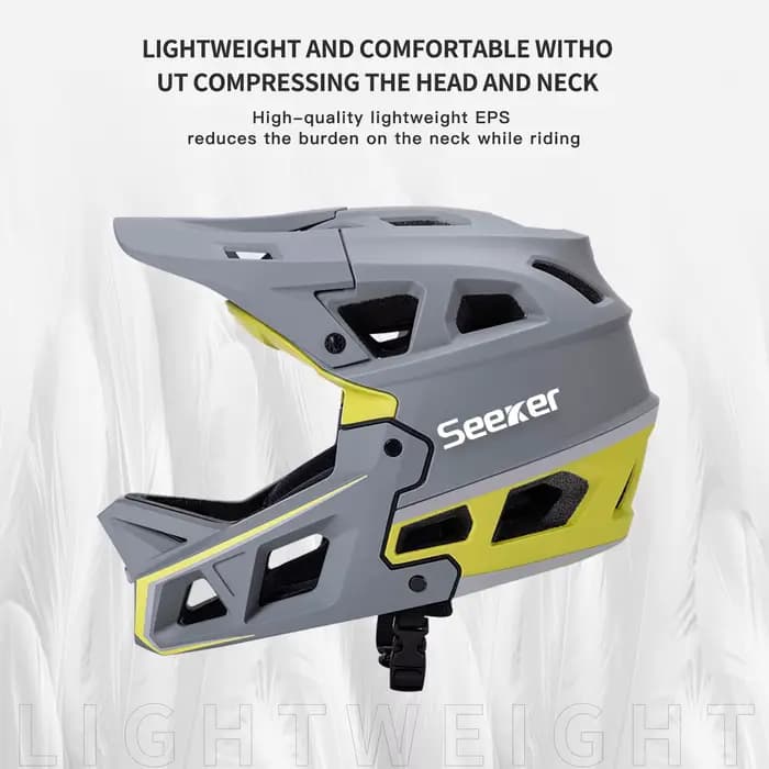 SEEKER VTT tout-terrain casque complet intégré formant course descente