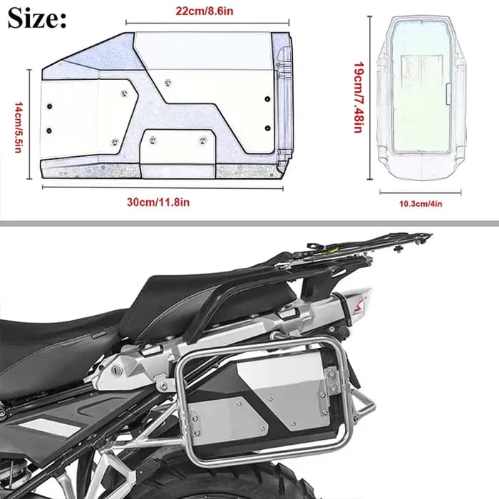 Boîte à outils pour moto BMW R1250GS R1200GS LC/ADV R1200/R1250 GS F750GS F850GS F800GS GS1200/GS1250