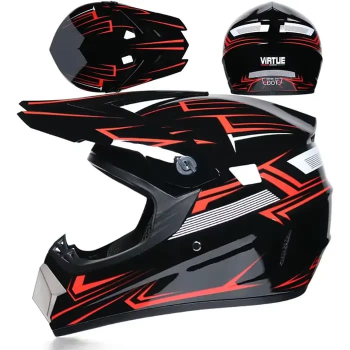 Casque de moto tout-terrain pour enfants