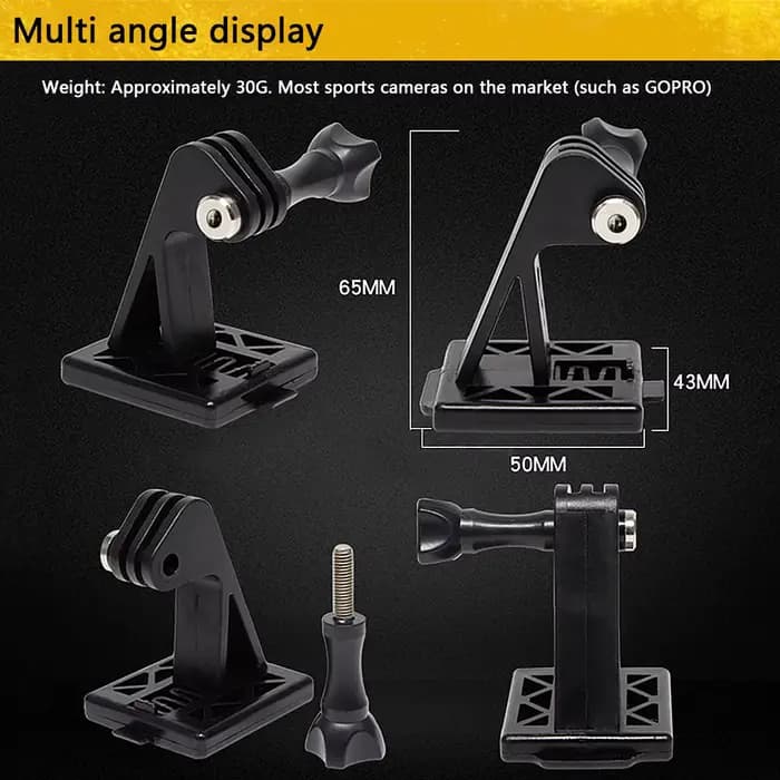 Support de casque tactique pour caméra d'action Gopro Hero