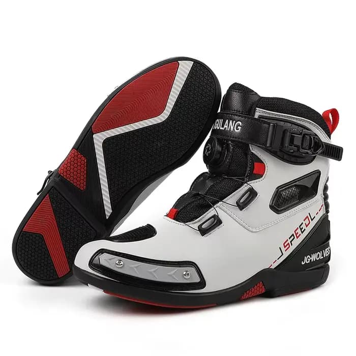 Wolf – bottes de moto en cuir pour hommes